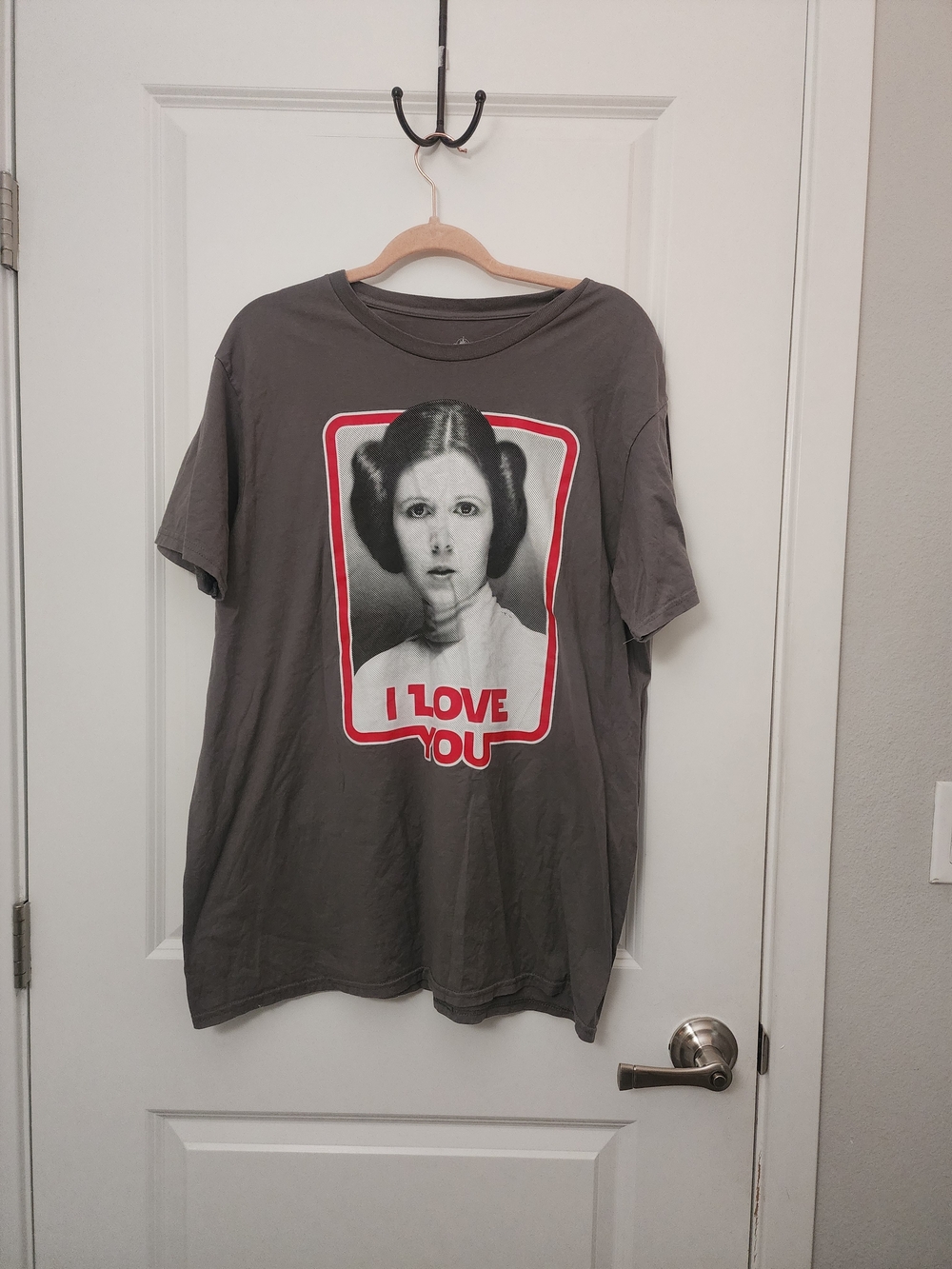 Disney Star Wars Princess Leia I Love You Graphic Tee